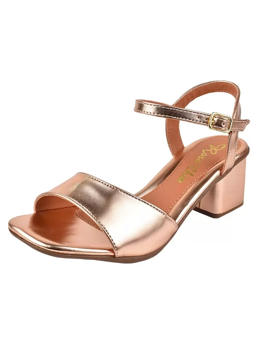 Women Heeled Sandals - Đồng - Xem 1