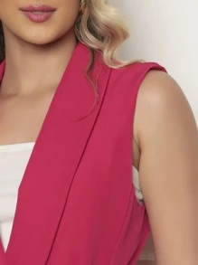 Women Two-piece Outfits - 玫紅色 - 查看 4