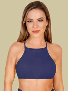 Women Bikini Tops - 藏蓝色 - 查看 1