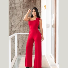 Women Jumpsuits - Rojo - Ver 2