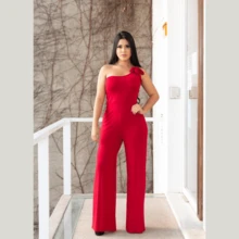 Women Jumpsuits - Rojo - Ver 3