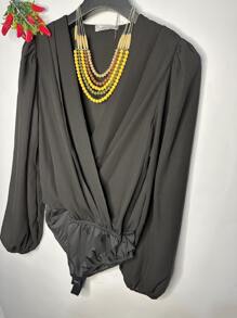 Women Bodysuits - màu đen - Xem 3