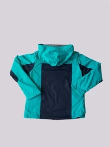 Chamarra cazadora de invierno para mujer - Azul - Ver 2