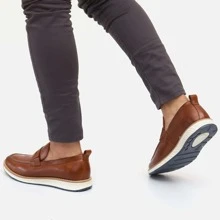 Men Loafers - Mocha Brown - View 8