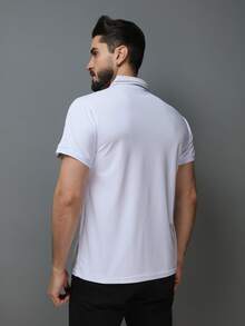Men Polo Shirts - 白色 - 查看 5