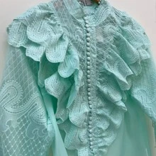 Women Blouses - màu xanh lá - Xem 1