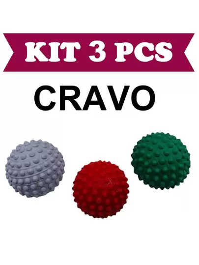 Kit 3 PCS Bola Bolinha Fisioterapia Anti Stress Massagem Mão Relaxante Para Apertar Massageadora Bola Pet Brinquedo