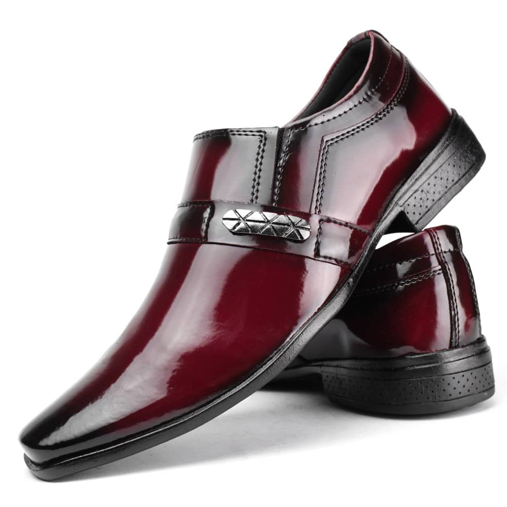 Dress Shoes - Màu Đỏ Sâu - Xem 1