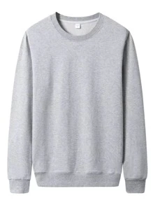 Men Sweatshirts - Grey - View 4