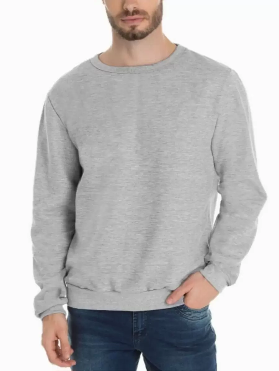Men Sweatshirts - Grey - View 1
