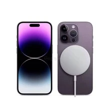 Cargador inalámbrico magnético de 15W Incluye: Cargador magnético 15W Cubo Tipo c 20W - Gris - Ver 1