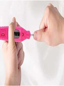 Electric Nail File Electric Nail Drill Kit Manicure Pedicure Machine For Acrylic Nails - Pink - View 4