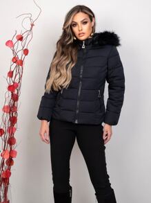 Women Coats - Black - View 4