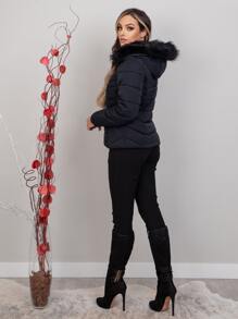 Women Coats - Black - View 8