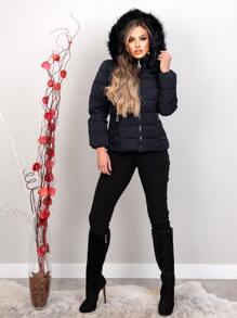 Women Coats - Black - View 3