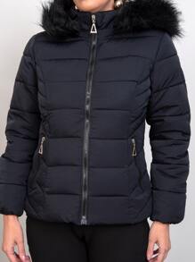 Women Coats - Black - View 6