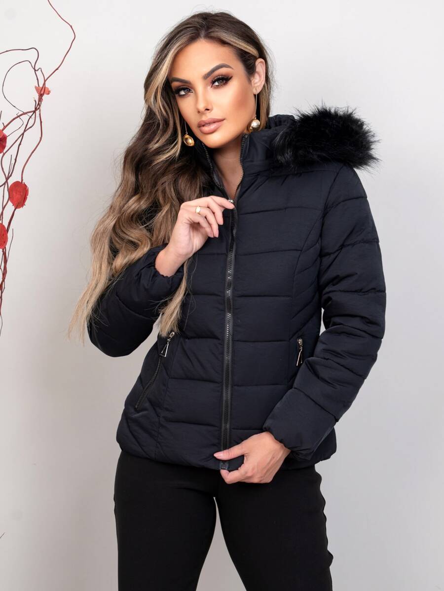 Women Coats - Black - View 1