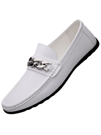 Luxus Herren Penny Loafer aus Leder, legere flache Loafers im Strohgeflecht-Stil mit bequemem Gummizug, formelle Schuhe für den täglichen Gebrauch, Hochzeiten, Bankette, Büro und Geschäftsanlässe im Frühling und Herbst