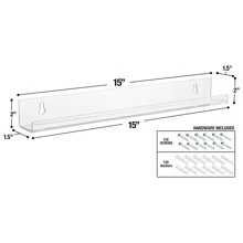 6 piezas Estante de acrílico transparente para exhibir y almacenar esmaltes de uñas, montado en la pared, estante de maquillaje, decoración del hogar de otoño, decoración de habitación