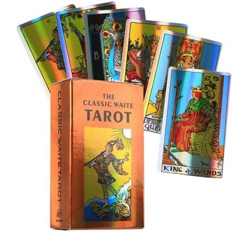 78入組復古有圖案的塔羅牌,10.3X6CM