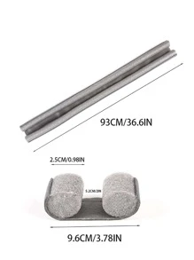 1 Miếng Cửa Đáy Dải niêm phong , Cách âm Cửa Cửa sổ Gap Keo dán Gió - Xám - Xem 4