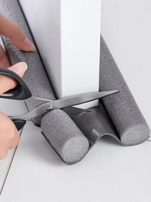 1入組門下裝密封條適用於隔音和窗戶和門縫隙 - 黑色 - 查看 2