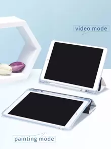 Apple 抽象线条保护壳兼容 iPad 10.2 英寸 2021/2020 iPad 第 9/8 代，兼容三星 Galaxy Tab A8 10.5 英寸 2022，标签保护套，带笔架，支持自动睡眠/唤醒盖 - 彩色 - 查看 6