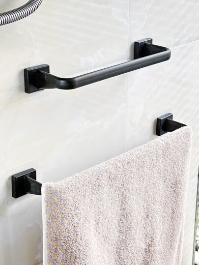 1 soporte para toallas sin taladrar, soporte para zapatillas montado en la pared, estante de almacenamiento
