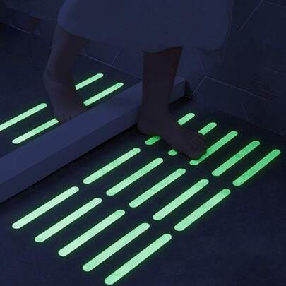 Pegatinas luminosas antideslizantes para decoración del hogar y el baño, decoración de otoño, de vuelta a la escuela