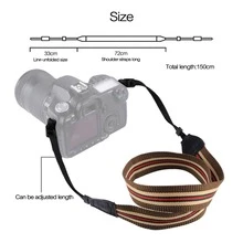 Puluz 復古多色系列緞帶肩頸相機帶,適用於數位單眼和單眼相機 - 彩色 - 查看 5