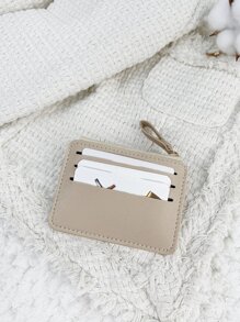 SOUTHLAND&KANGAROO 时尚 Malist 米色 卡包和零钱包 轻便 便携卡包 身份证包 白领阶层 女性 节日 周年纪念 生日礼物 礼品配件 礼品卡夹 卡夹 钱包 名片夹 信用卡夹 卡夹 女士 女士迷你钱包 卡片钱包 - 白色 - 查看 3