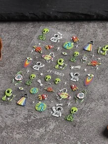 Calcomanías De Arte De Uñas De Halloween 5d Estereoscópicas En Relieve Con Diseño De Ovnis, Astronautas, Extraterrestres Deambulantes Espaciales, Autoadhesivas Para Suministros De Arte De Uñas Para Mujeres Y Niñas En Halloween, Decoraciones De Uñas Diy pegatinas de uñas
pegatinas uñas
uñas pegatina
calcomanías para uñas decoración de uñas pegatinas de uñas pegatinas para uñas etiqueta engomada
