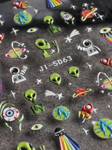 Calcomanías De Arte De Uñas De Halloween 5d Estereoscópicas En Relieve Con Diseño De Ovnis, Astronautas, Extraterrestres Deambulantes Espaciales, Autoadhesivas Para Suministros De Arte De Uñas Para Mujeres Y Niñas En Halloween, Decoraciones De Uñas Diy pegatinas de uñas
pegatinas uñas
uñas pegatina
calcomanías para uñas decoración de uñas pegatinas de uñas pegatinas para uñas etiqueta engomada