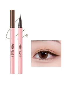 PINKFLASH 防水,防汗,不易脫妝;速幹和持久咖啡棕色的眼線筆平滑和 - 咖啡棕 - 查看 5