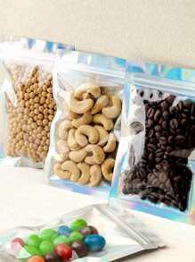 20 件/套彩色雷射郵寄袋,自封袋,適用於珠寶、禮品、食品和糖果包裝,黑色和粉紅色 - 黑色 - 查看 4