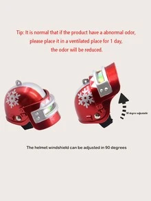 1pc Random Style & Color Graffiti Creative Sunglasses For Chicken-shaped Helmet & Bird-shaped Hat (pp Material) - Multicolor - View 4