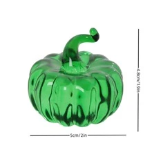 菠萝造型水果装饰工艺品，现代水晶家居装饰，人造南瓜，适合万圣节、感恩节、丰收节装饰，蔬菜装饰，绝佳的生日或毕业礼物 - 彩色 - 查看 8