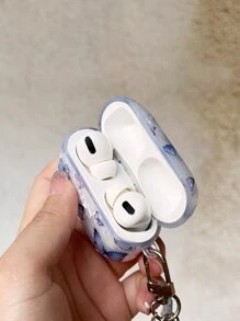 Carcasa con dije con diseño de mariposa compatible con AirPods 1/2 y AirPods Pro