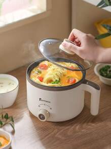 Tiny Panda 1pc Electric Multi-function Mini Hot Pot For Household Use, Dormitory