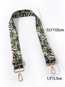 Dây đeo túi hình học cổ điển có thể tái sử dụng, dây đeo vải bạt phổ thông có thể điều chỉnh cho phụ nữ, túi đựng đồ dùng học tập cho phòng ký túc xá trường học, dự phòng cho du lịch ngoài trời - xanh quân đội - Xem 4