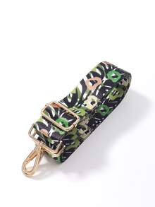 Dây đeo túi hình học cổ điển có thể tái sử dụng, dây đeo vải bạt phổ thông có thể điều chỉnh cho phụ nữ, túi đựng đồ dùng học tập cho phòng ký túc xá trường học, dự phòng cho du lịch ngoài trời - xanh quân đội - Xem 2