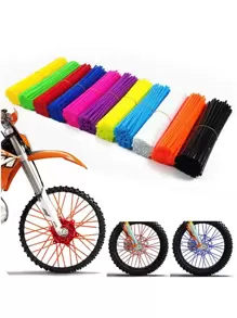 Popotes para rayos de motocicleta accesorios para rin - Naranja - Ver 2