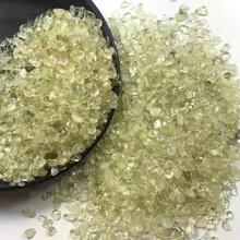 100g Natural Yellow Crystal Gravel Raw Stones For Polishing And Grinding, Magnet For Aquarium Landscaping - Yellow - View 2
