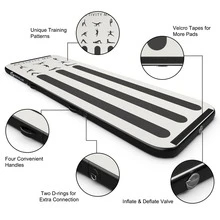 Goplus 10FT Air Track Inflatable Gymnastics Tumbling Mat w/ Pump - Black - View 8