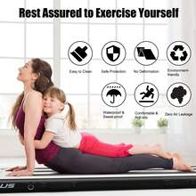 Goplus 10FT Air Track Inflatable Gymnastics Tumbling Mat w/ Pump - Black - View 5