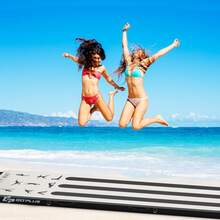 Goplus 10FT Air Track Inflatable Gymnastics Tumbling Mat w/ Pump - Black - View 4