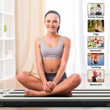 Goplus 10FT Air Track Inflatable Gymnastics Tumbling Mat w/ Pump - Black - View 6