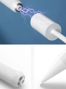 Stylus Pen For A Pple IPad, 2 In 1 Wireless Charging And Magnetic Design Charging Cable, Palm Rejection And Tilt Sensitive, Compatible With IPad 6/7/8, IPad Pro 11/12.9 In, IPad Mini 6, IPad Air 3/4/5