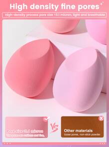 8PCS Makeup Sponge, Suitable For Cream & Powder Concealer, Loose Powder Makeup Applicator - Multicolor - View 4