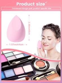 8PCS Makeup Sponge, Suitable For Cream & Powder Concealer, Loose Powder Makeup Applicator - Multicolor - View 7